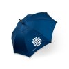 Blue umbrella with jubilee logo