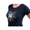 Women's T-shirt with hexagon