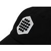 Black cap with hexagon