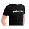 Men's T-shirt black I believe in...