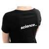 Women's T-shirt black with slogan I believe in...