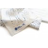 White silk scarf with IOCB jubilee logo