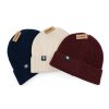 Knitted beanie burgundy