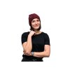 Knitted beanie burgundy