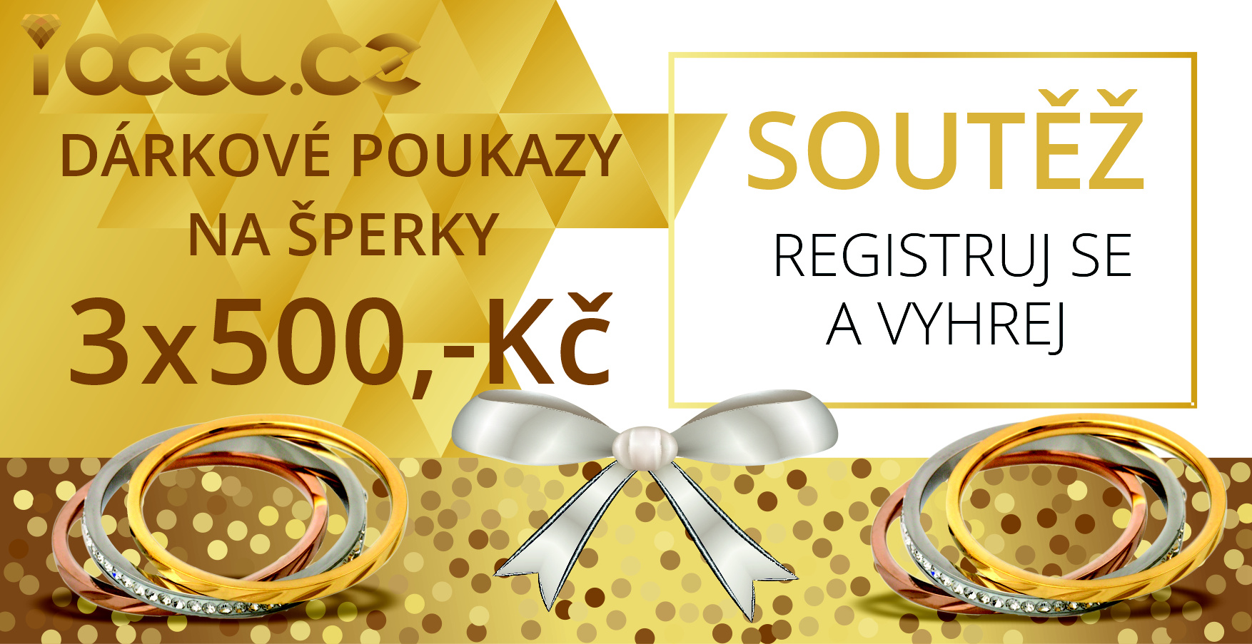 Velká soutěž o 3 poukazy za 500 Kč