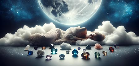 10 krystalů pro magické noci klidného spánku