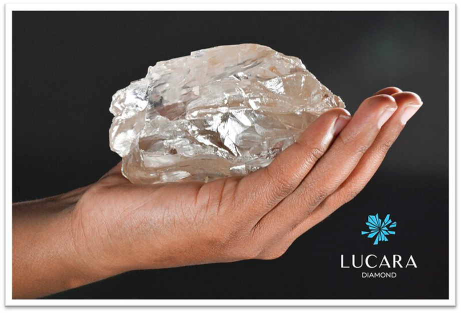 Lucara Diamond Corp. - diamond weighing 2 492 carats