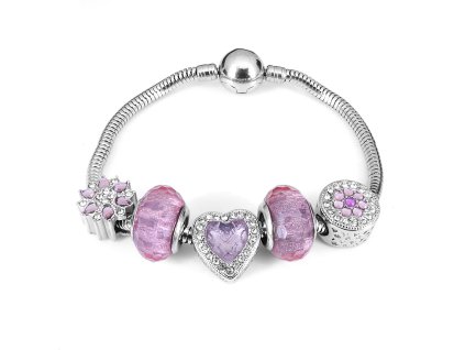 naramek-s-privesky-candy-pink-chirurgicka-ocel