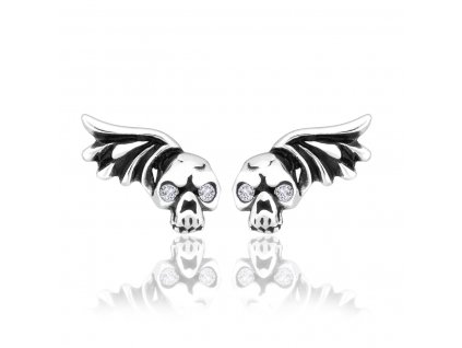 nausnice-crystal-wing-skull-chirurgicka-ocel