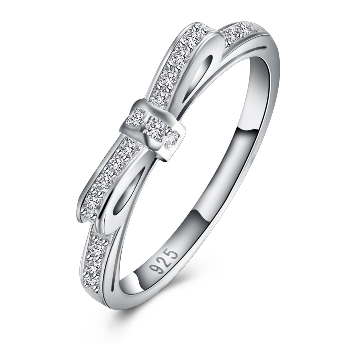 Linda\'s Jewelry Stříbrný prsten Mašle  IPR001 Velikost: 56