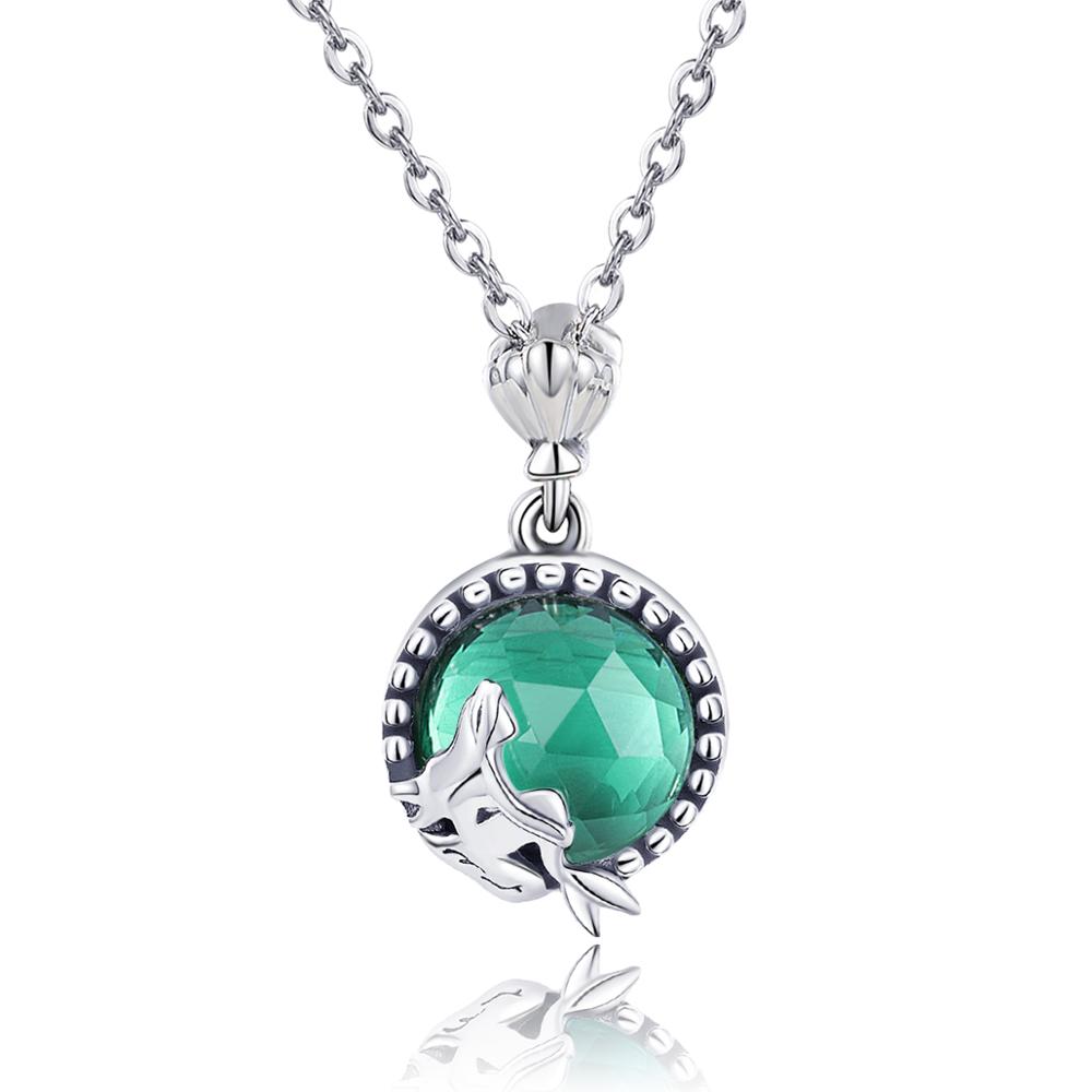 Levně Linda's Jewelry Stříbrný náhrdelník Mermaid INH040