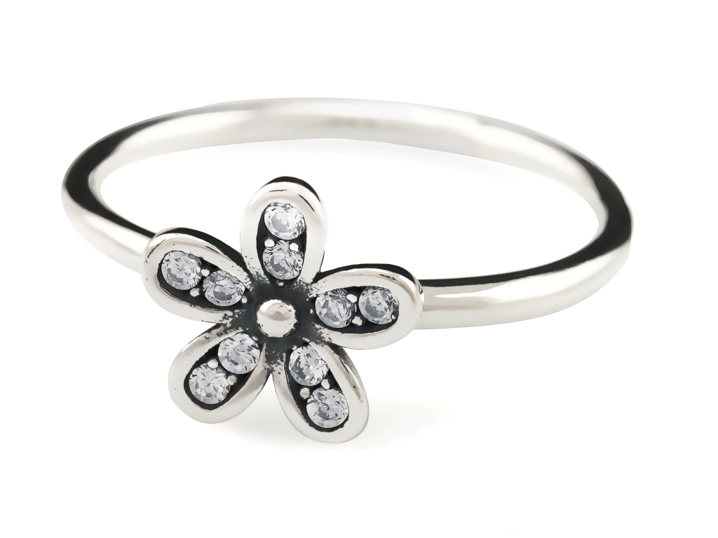 Linda\'s Jewelry Stříbrný prsten Daisy Flower  IPR007 Velikost: 54