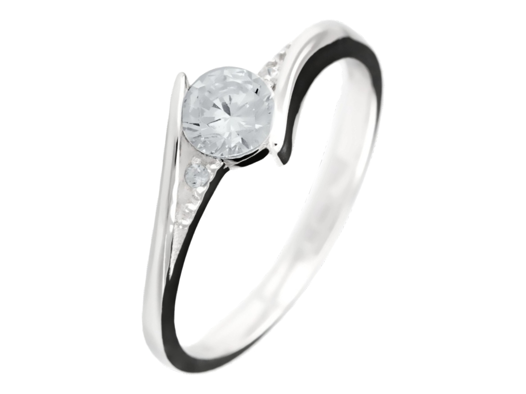 Linda's Jewelry Stříbrný prsten Shiny Vlnka  IPR029 Velikost: 53