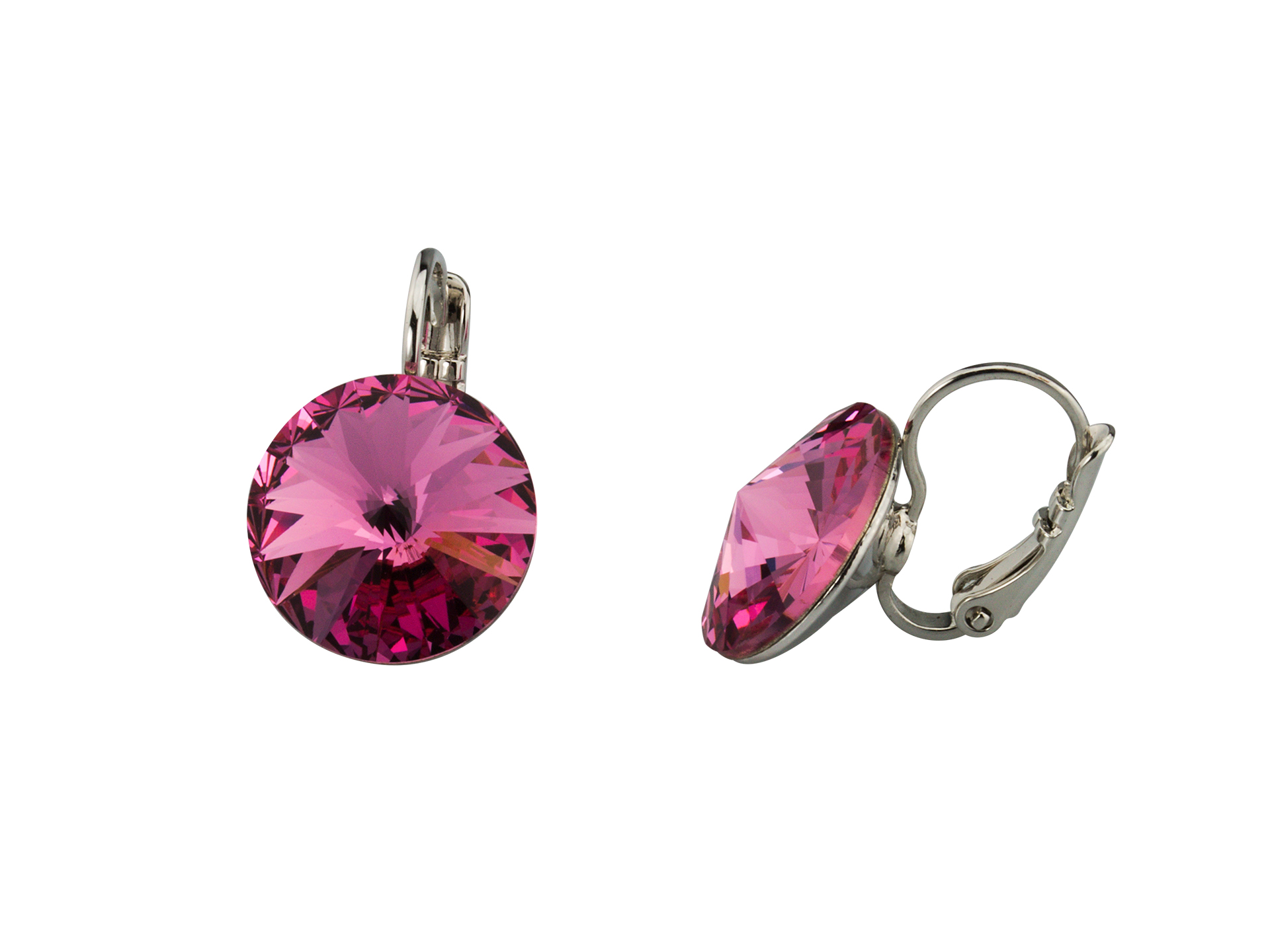 Levně Linda's Jewelry Náušnice Crystal Indian Pink IN117