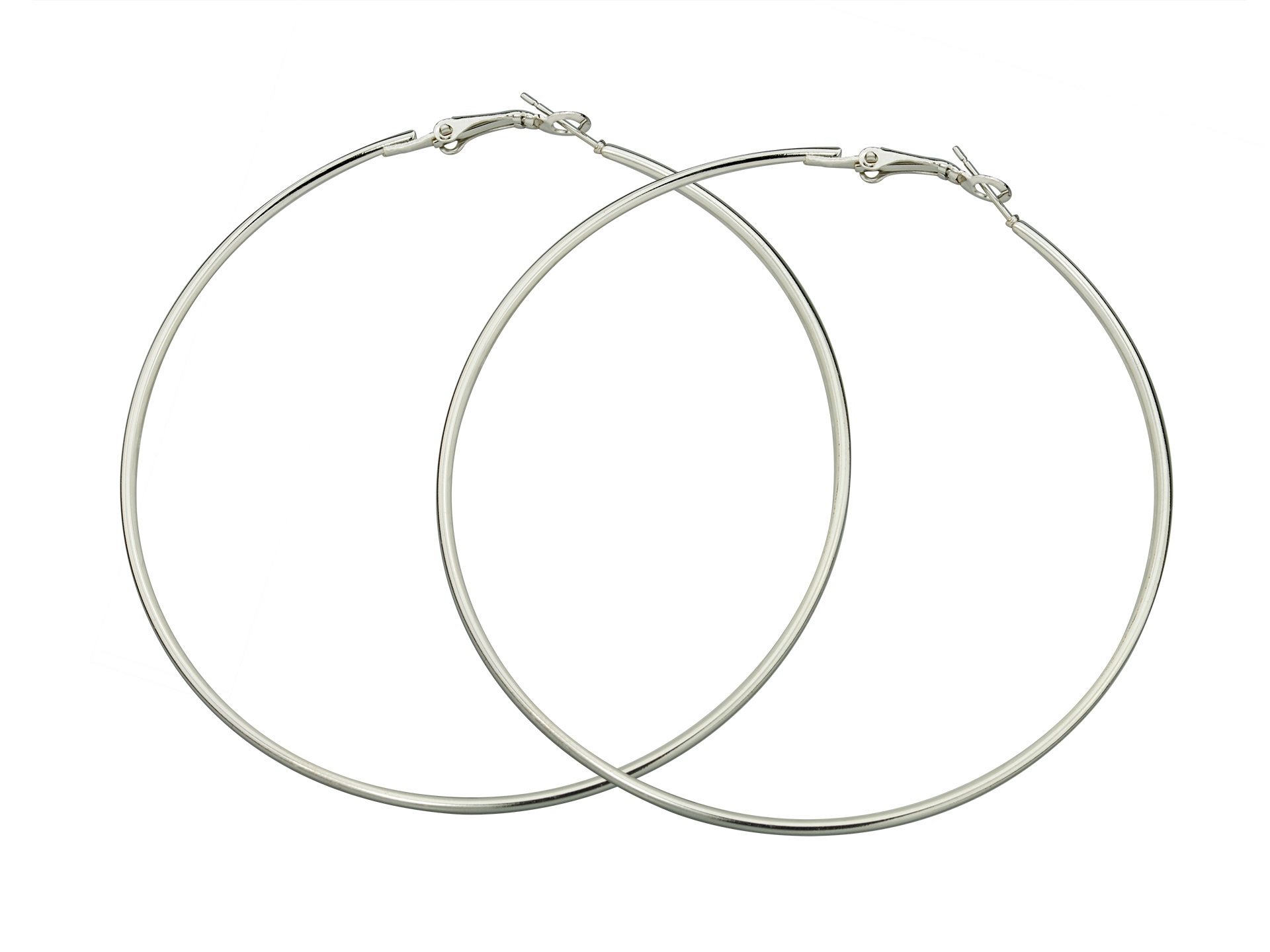 Levně Linda's Jewelry Náušnice Simple velké kruhy IN133 Průměr: 7,5
