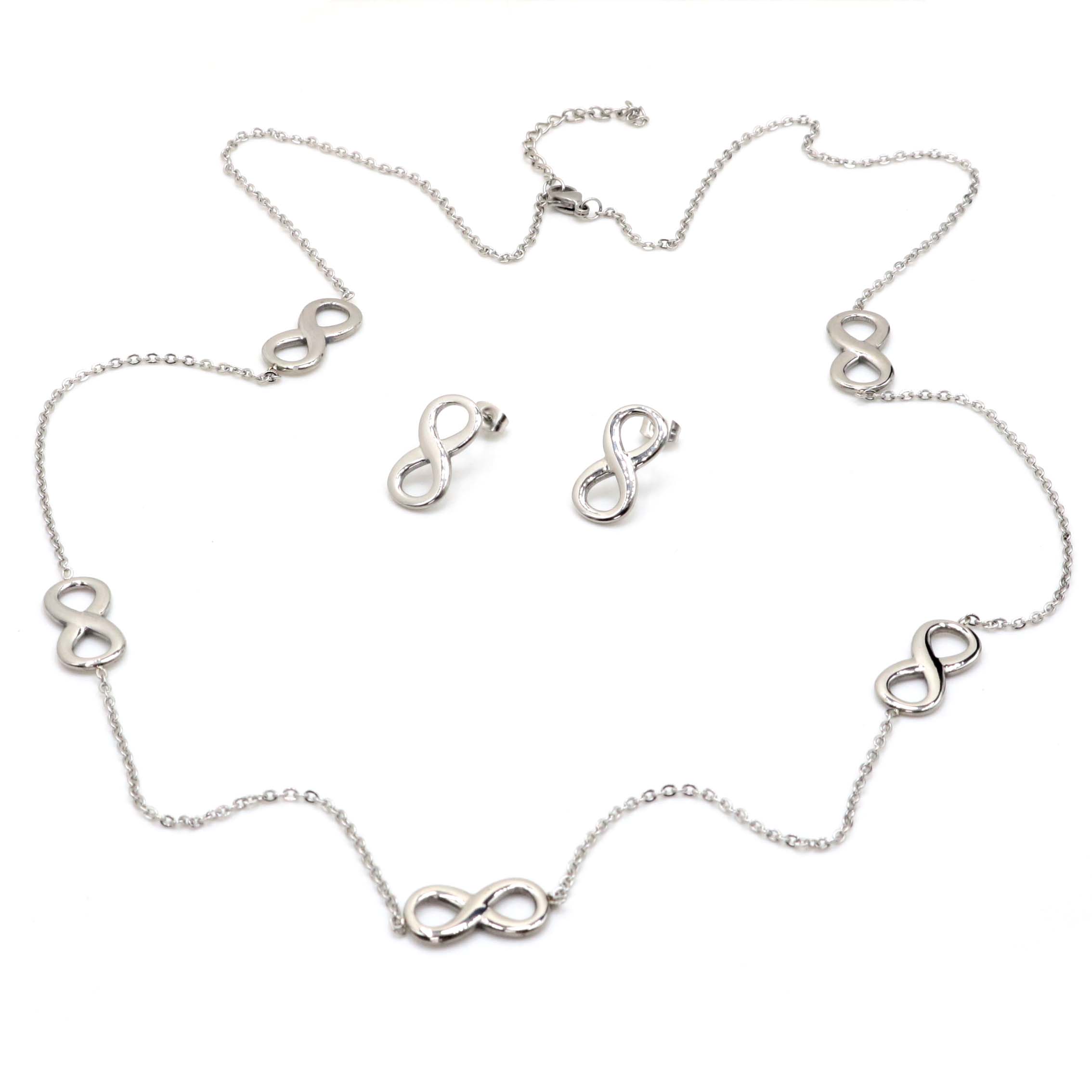 Levně Linda's Jewelry Sada šperků Nekonečno chirurgická ocel IS031
