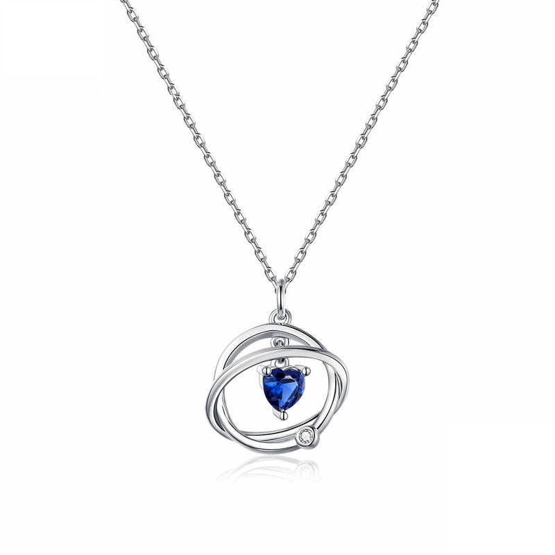 Levně Linda's Jewelry Stříbrný náhrdelník Galaxy Ag 925/1000 INH068