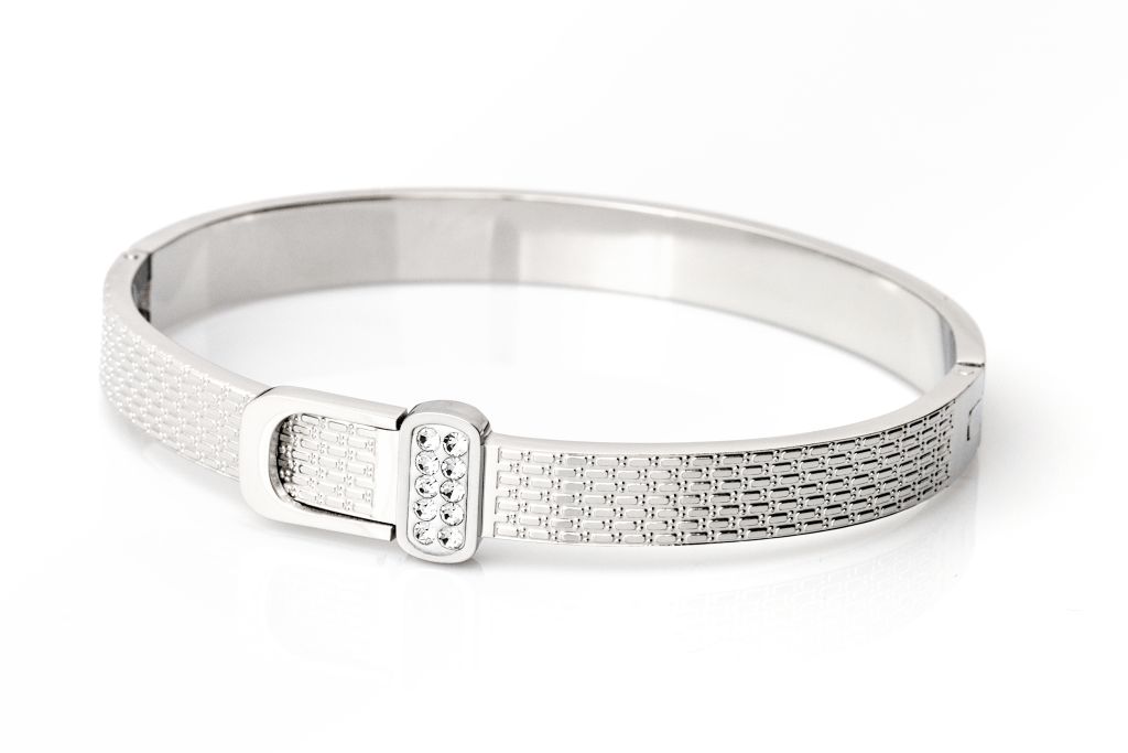 Levně Linda's Jewelry Náramek Shiny Belt chirurgická ocel INR023