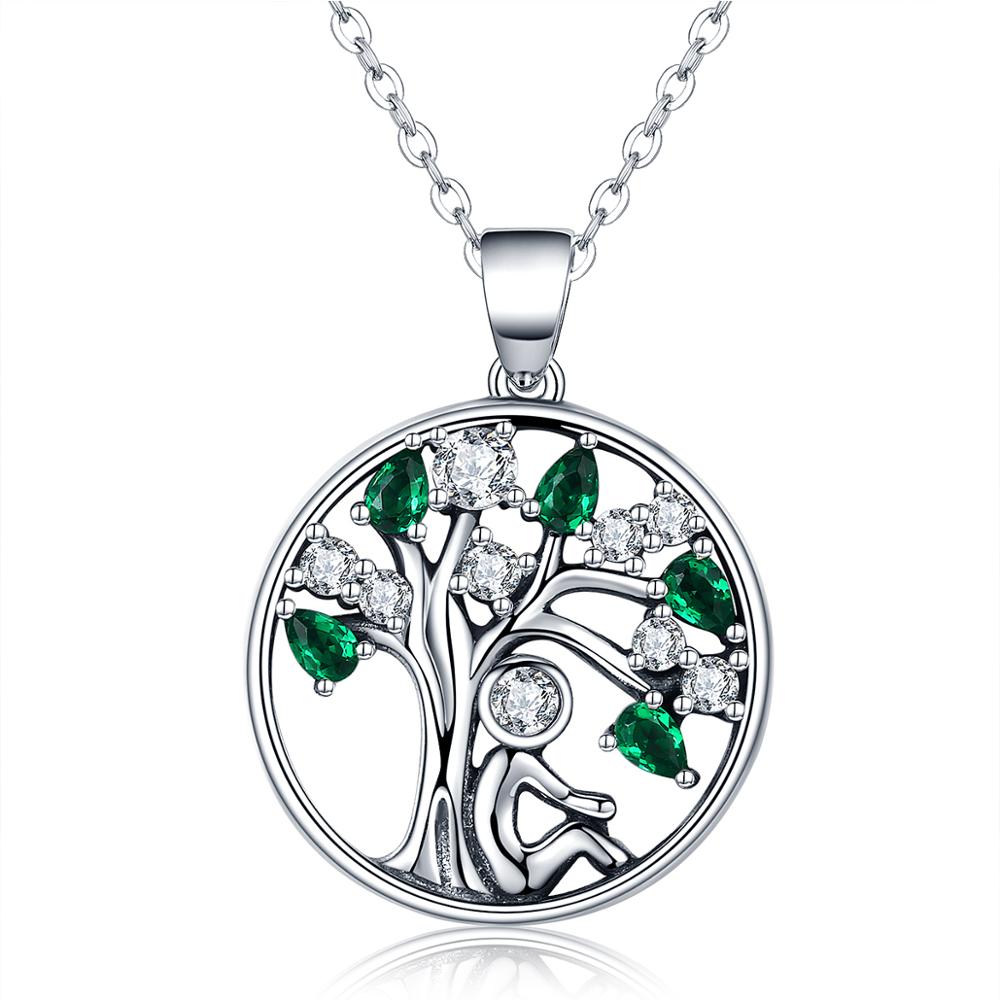 Levně Linda's Jewelry Stříbrný náhrdelník Strom Života Ag 925/1000 INH084