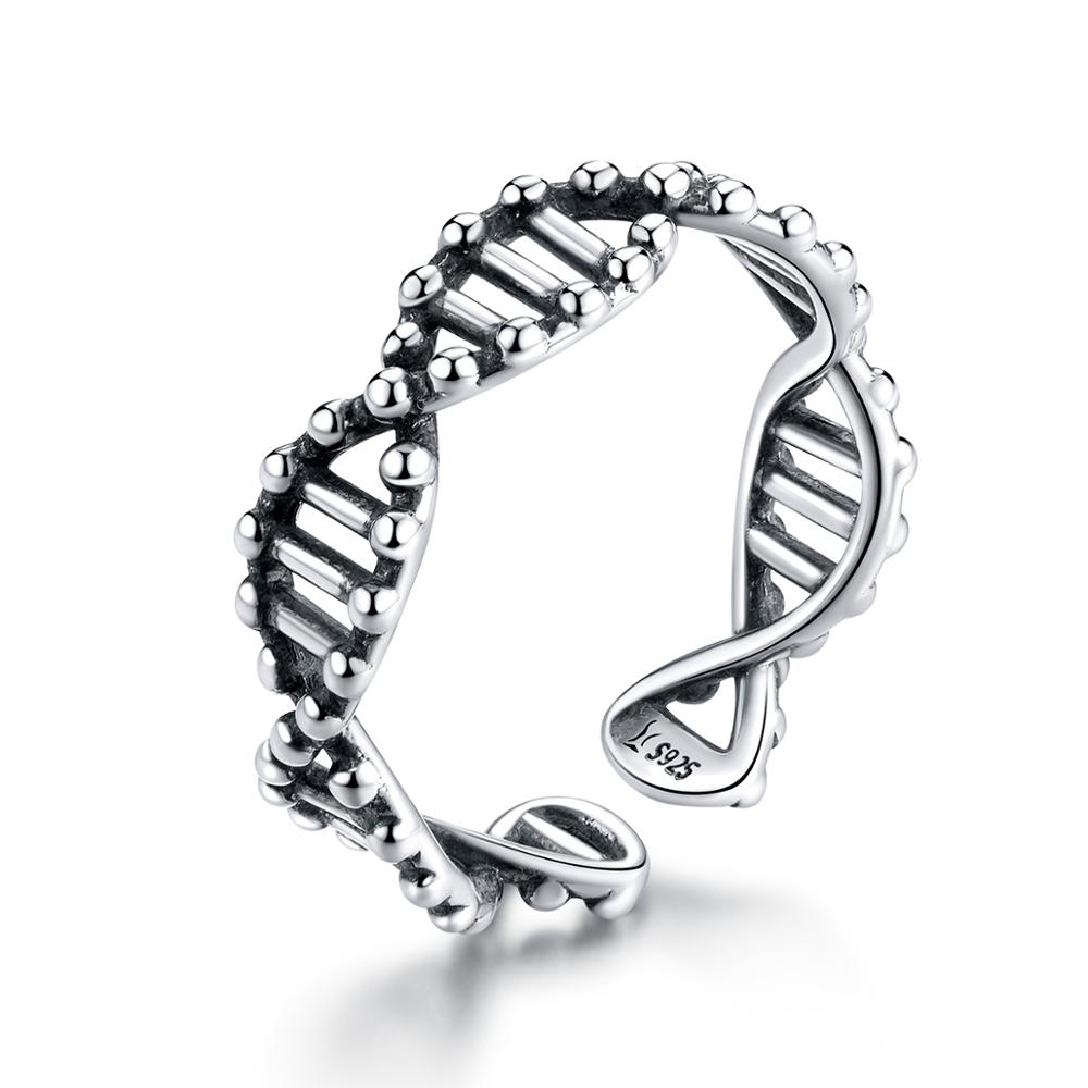 Linda's Jewelry Stříbrný prsten DNA Ag 925/1000 IPR086 Velikost: Univerzální