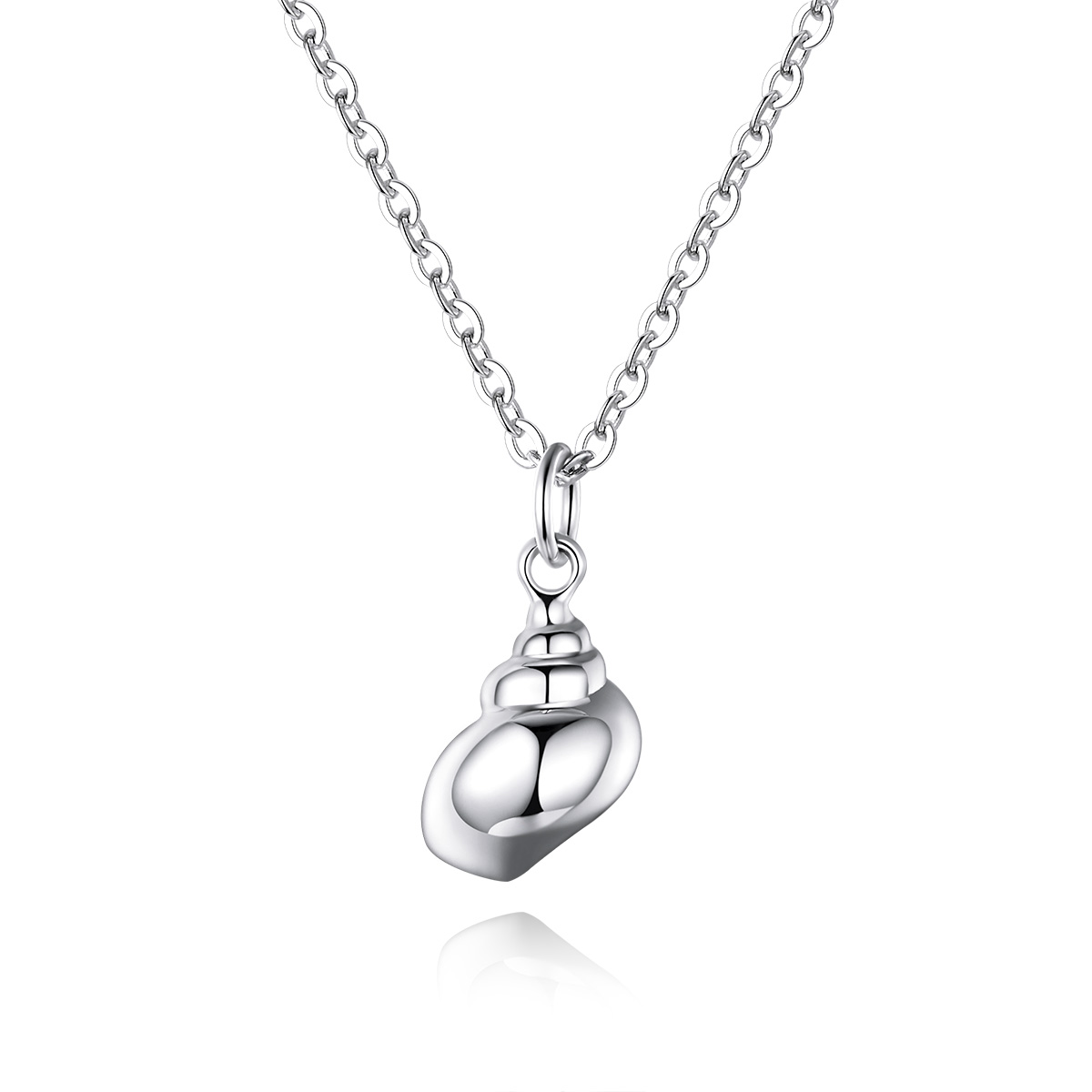 Linda\'s Jewelry Stříbrný náhrdelník Lastura Štěstí Ag 925/1000 INH126