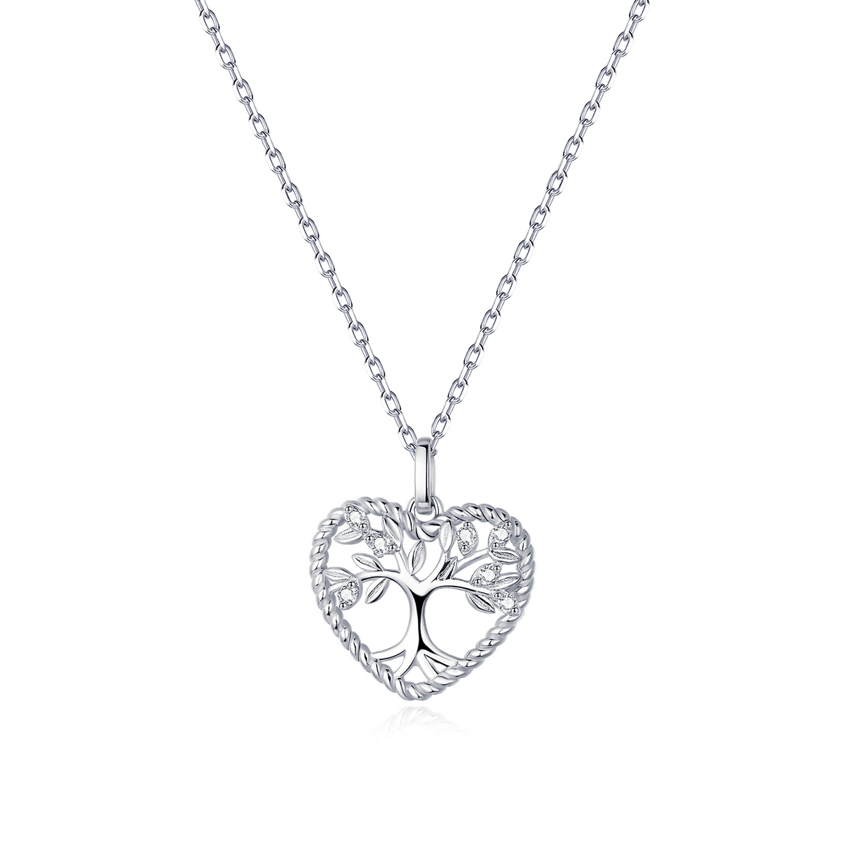 Linda\'s Jewelry Stříbrný náhrdelník Strom Lásky Ag 925/1000 INH141