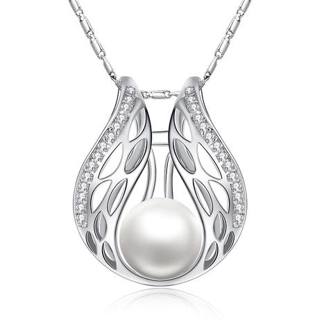 Linda\'s Jewelry Náhrdelník bižuterie s perlou a zirkony INH002