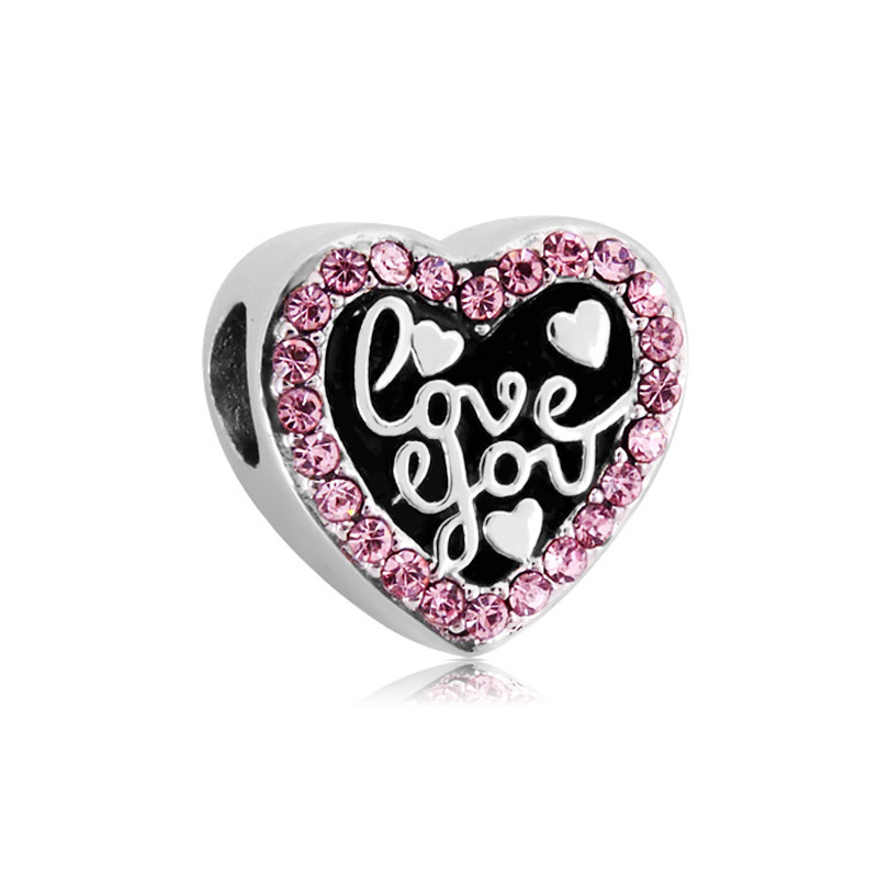 Levně Linda's Jewelry Přívěsek Love You chirurgická ocel IP038