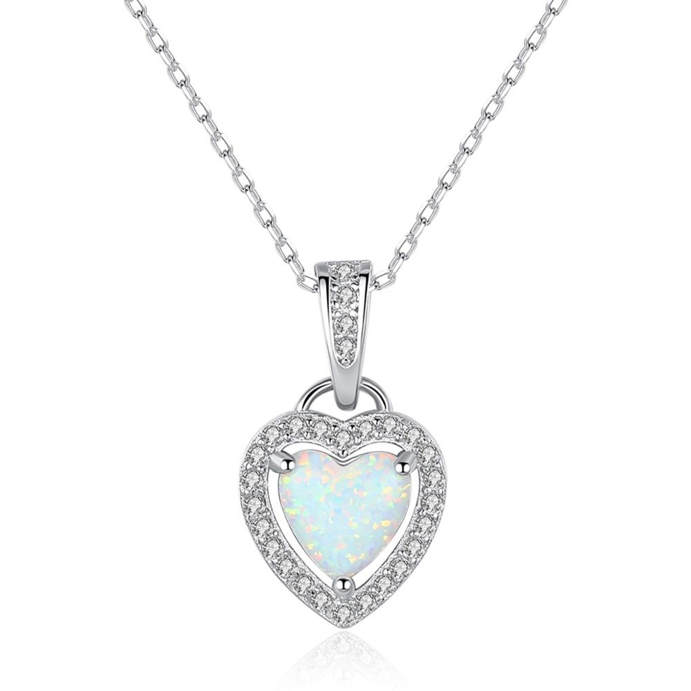 Linda's Jewelry Stříbrný náhrdelník Sweetheart Ag 925/1000 INH163