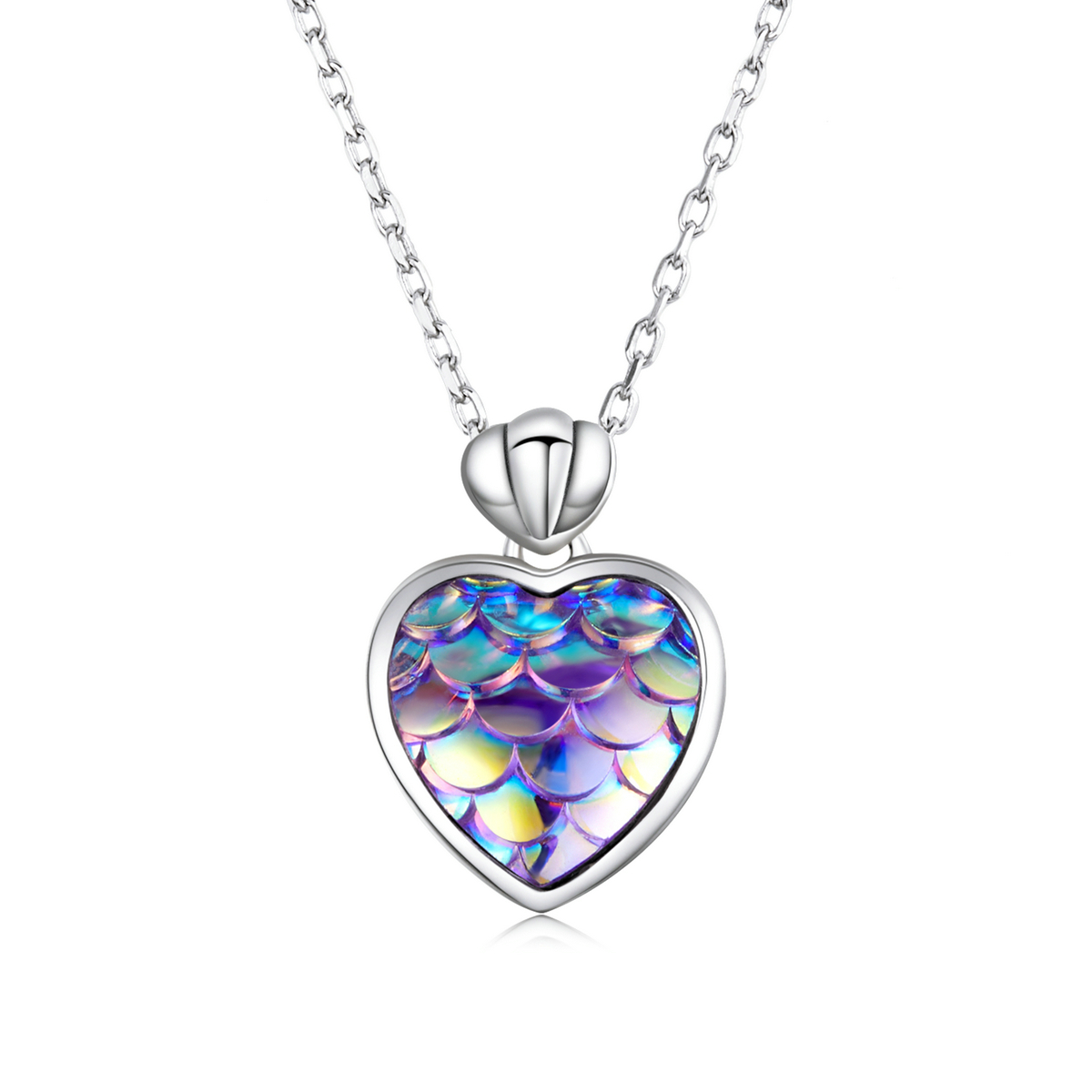 Linda's Jewelry Stříbrný náhrdelník Magické Srdce Ag 925/1000 INH166