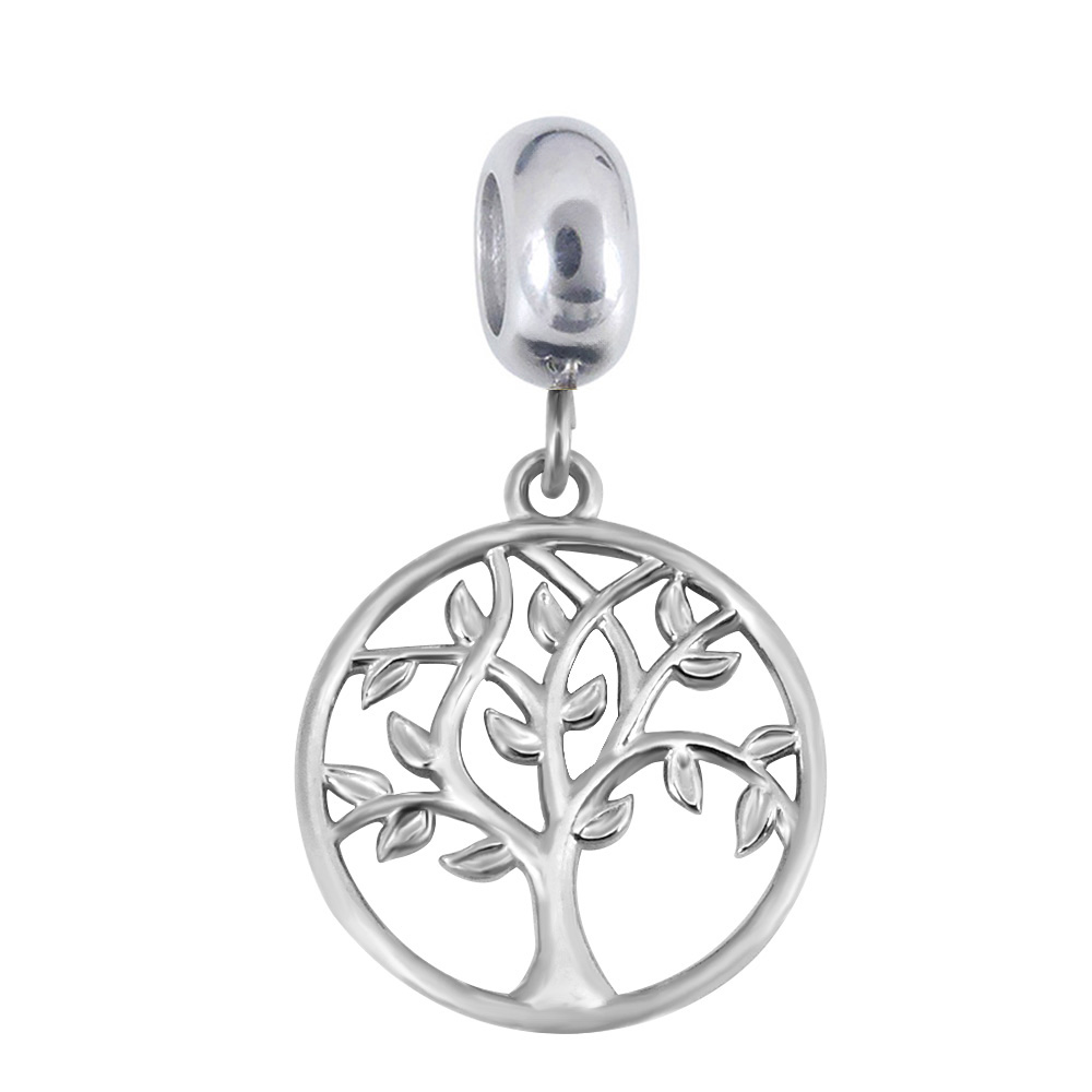 Levně Linda's Jewelry Visací Přívěsek Strom Života chirurgická ocel IP086