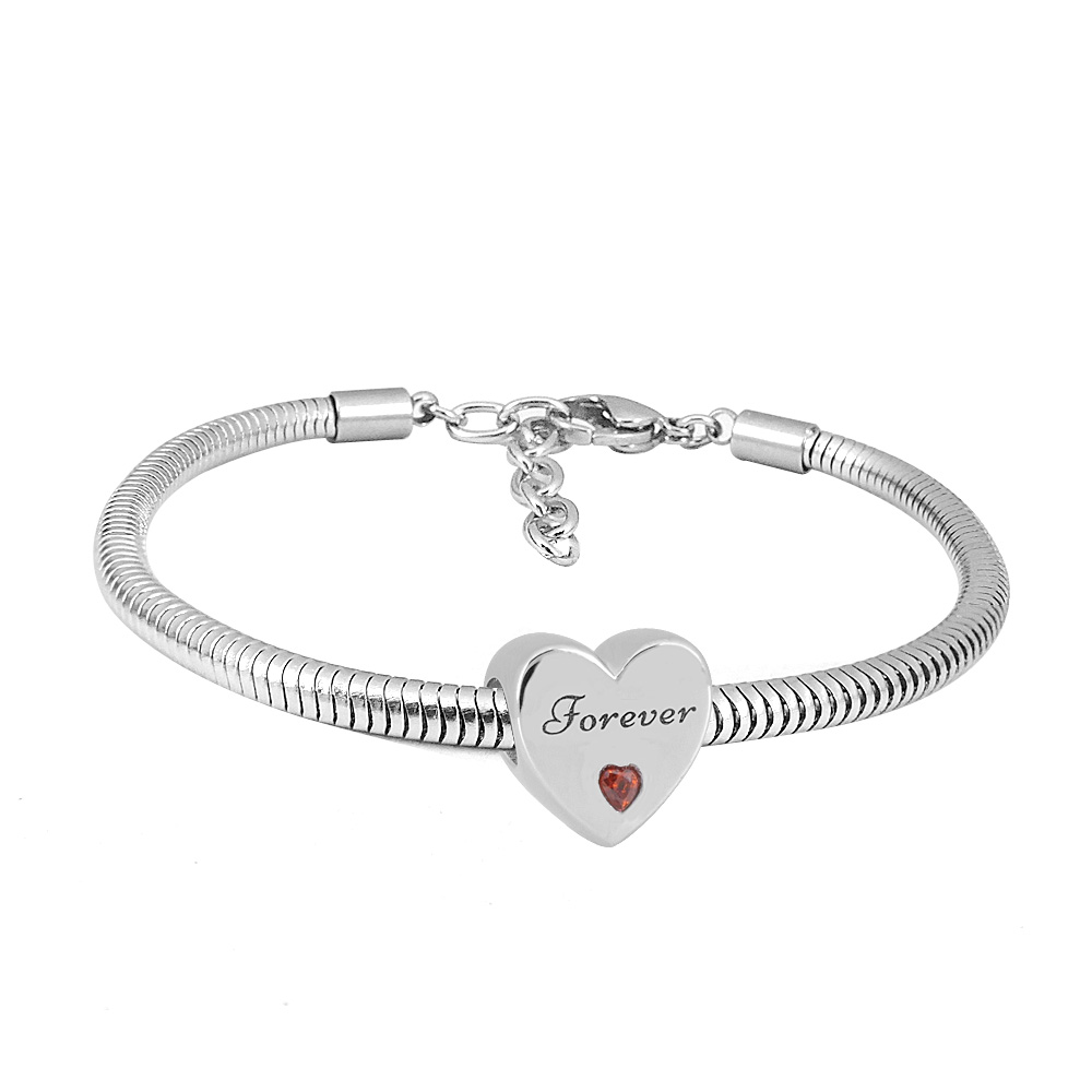 Linda's Jewelry Náramek Forever Love Chirurgická ocel INR066