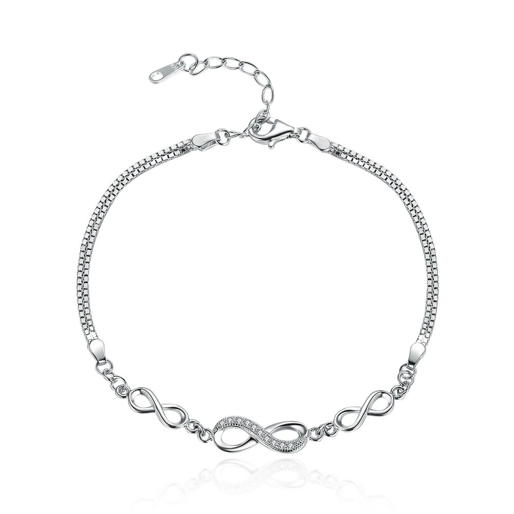 Linda\'s Jewelry Stříbrný náramek Nekonečno  INR071