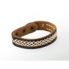 kozeny-naramek-protkavany-brown-and-bege-stin