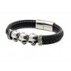 kozeny-naramek-skulls-lebky-chirurgicka-ocel