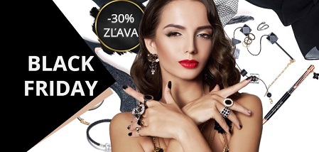 Black Friday - 30% zľava na šperky