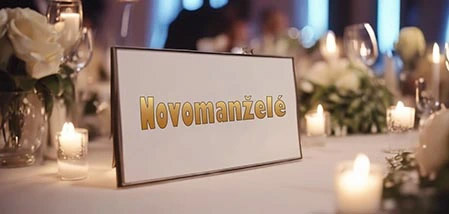 Svadobné nápisy, ceduľky a informácie