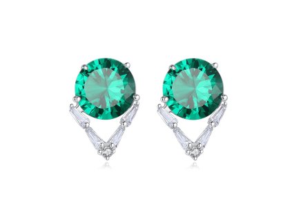 strieborne-nausnice-green-crystal-ag-925-1000