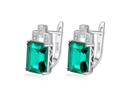 strieborne-nausnice-emerald-green-ag-925-1000