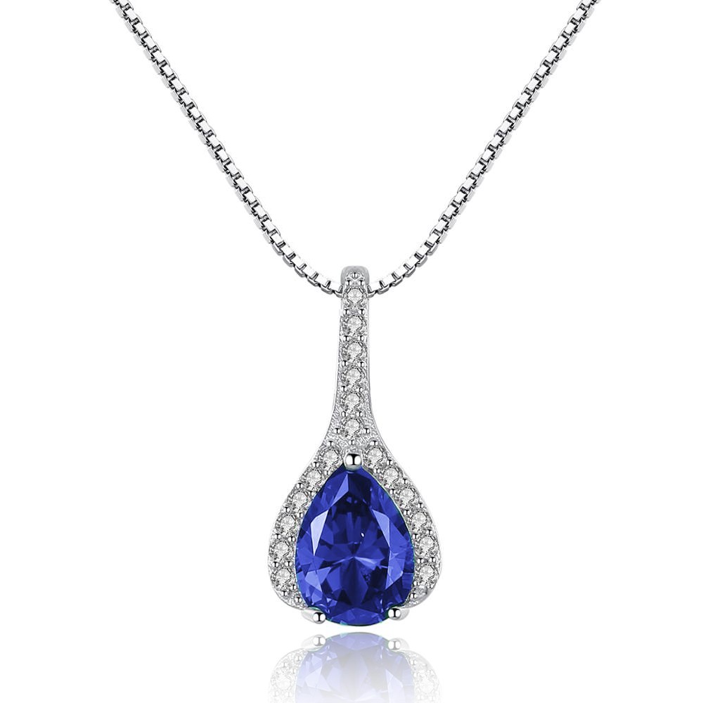 E-shop Linda's Jewelry Strieborný náhrdelník Rýdzi Modrá Ag 925/1000 INH150
