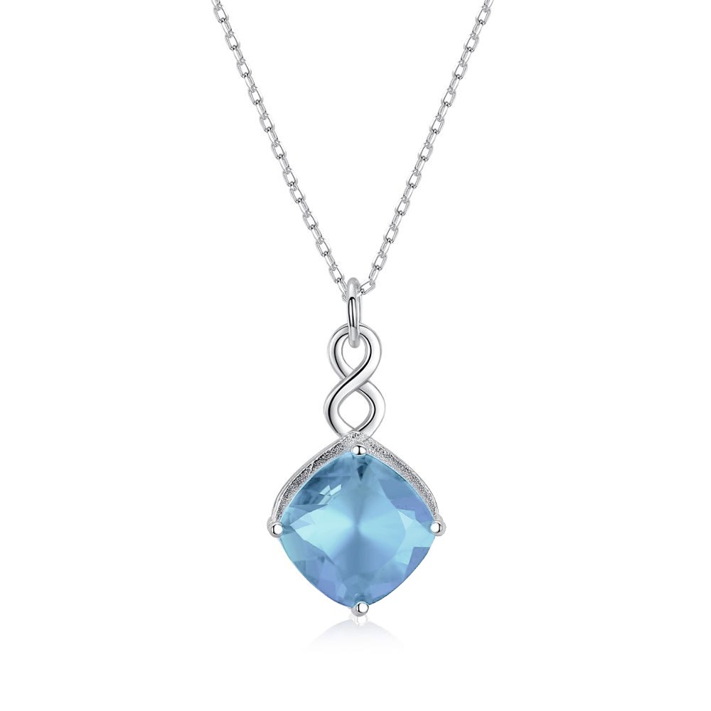 Linda\'s Jewelry Strieborný náhrdelník Nekonečná Lagúna Ag 925/1000 INH156