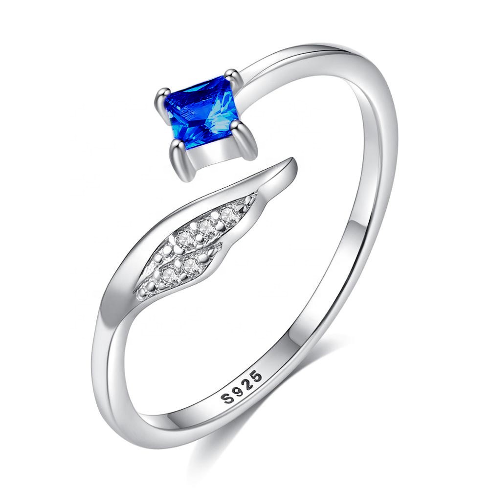 E-shop Linda's Jewelry Strieborný prsteň Pierko Oceánu Ag 925/1000 IPR110