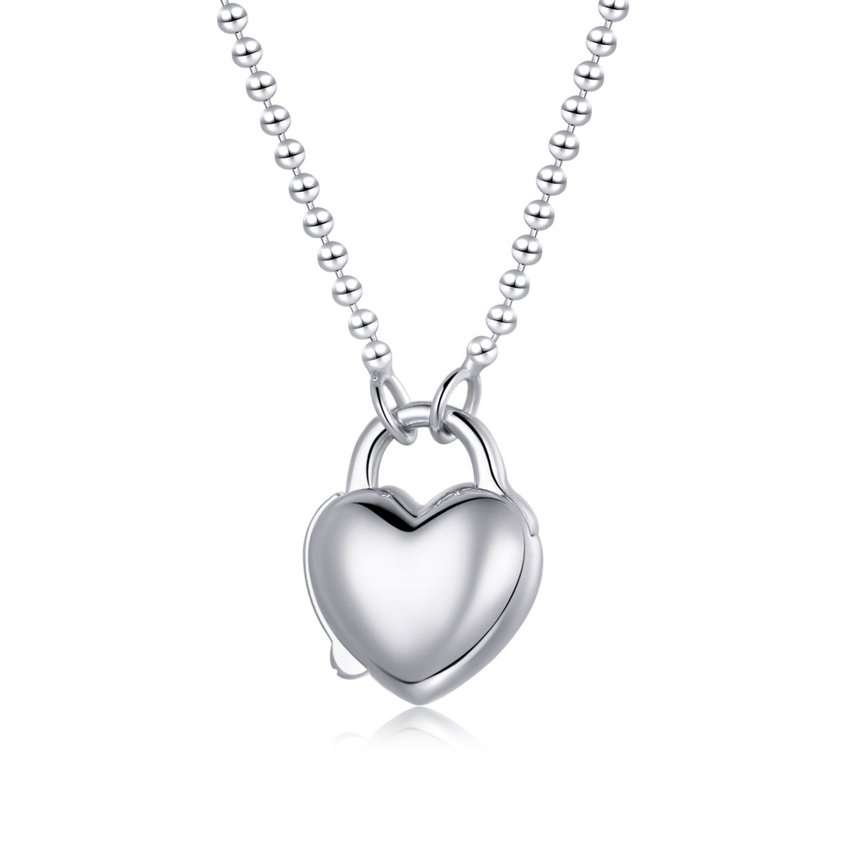 Linda\'s Jewelry Strieborný náhrdelník Zámok lásky Ag 925/1000 INH171