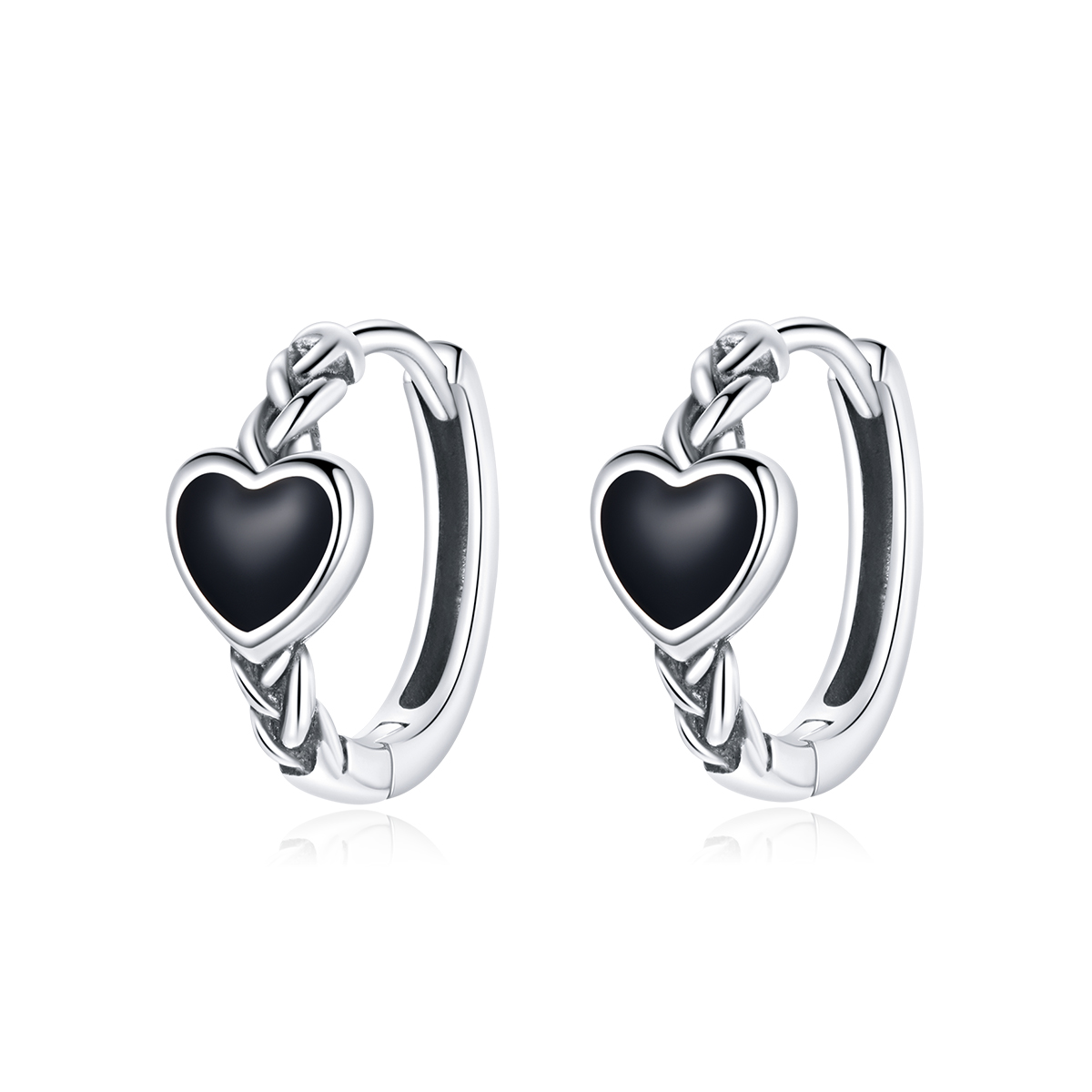 E-shop Linda's Jewelry Strieborné náušnice Uzol lásky malé kruhy Ag 925/1000 IN334