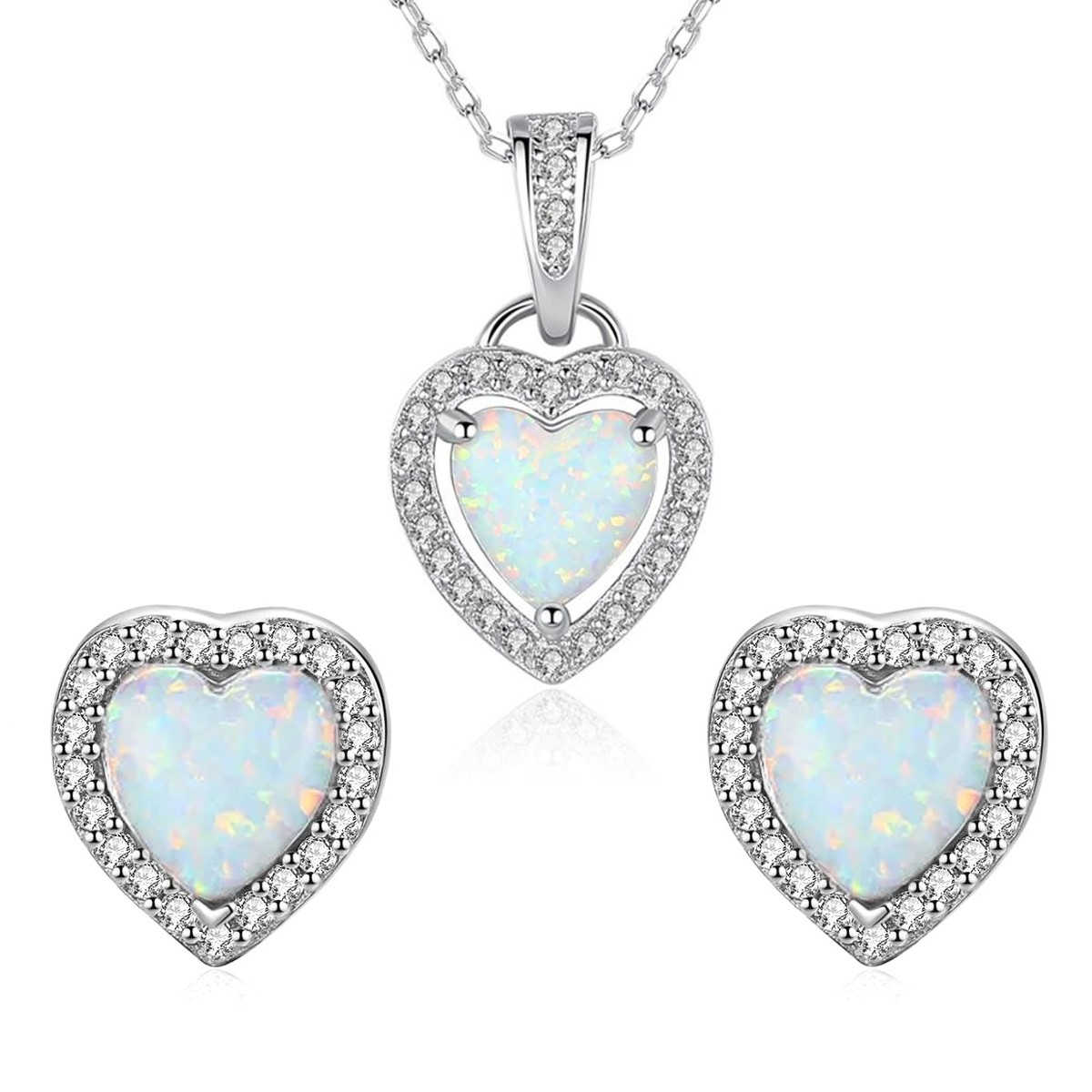 E-shop Linda's Jewelry Zvýhodnená sada šperkov Sweetheart Ag 925/1000 IS092