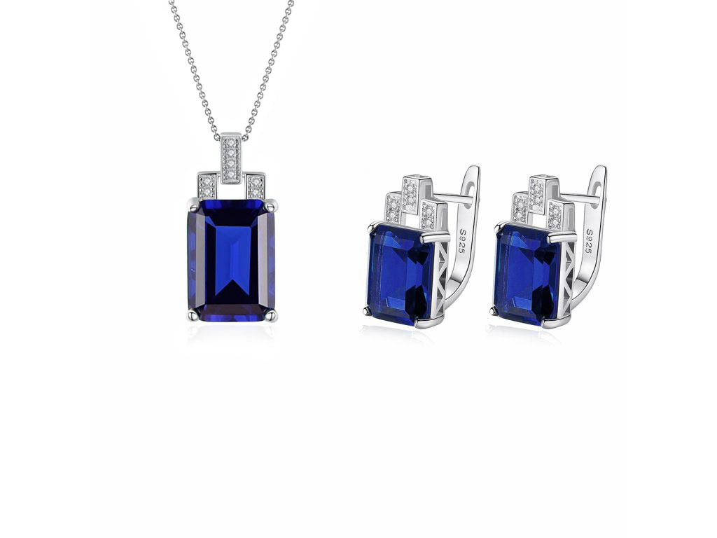 Linda\'s Jewelry Zvýhodnená sada šperkov Navy Blue Ag 925/1000 IS096