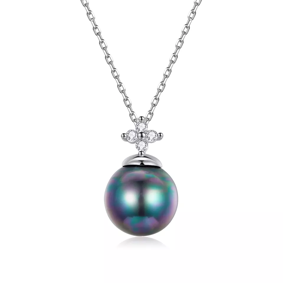 E-shop Linda's Jewelry Strieborný náhrdelník Mystická Perla Ag 925/1000 INH205
