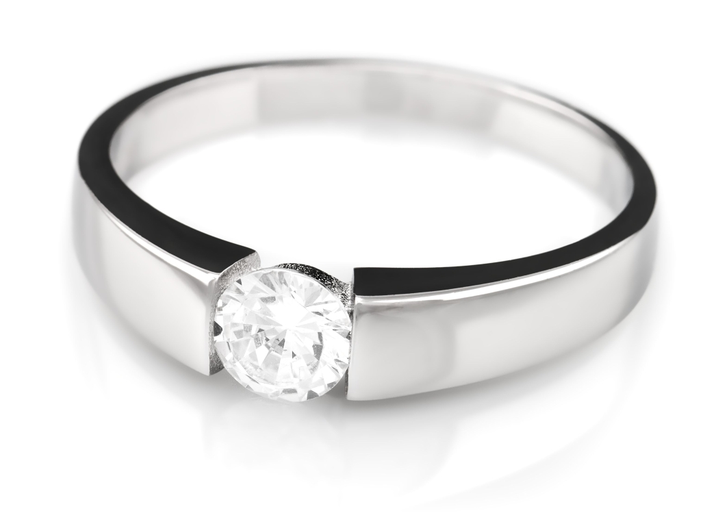 E-shop Linda's Jewelry Strieborný prsteň Shiny zirkón Ag 925/1000 IPR027-11
