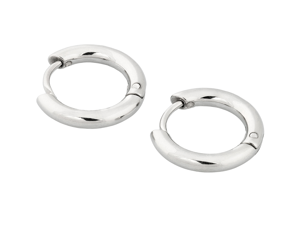 Linda\'s Jewelry Náušnice Simple kruhy okrúhle malé Chirurgická oceľ IN229