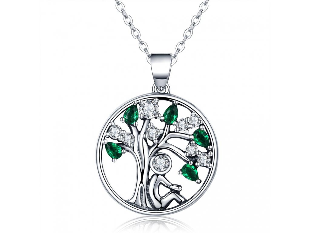E-shop Linda's Jewelry Strieborný náhrdelník Strom Života Ag 925/1000 INH084